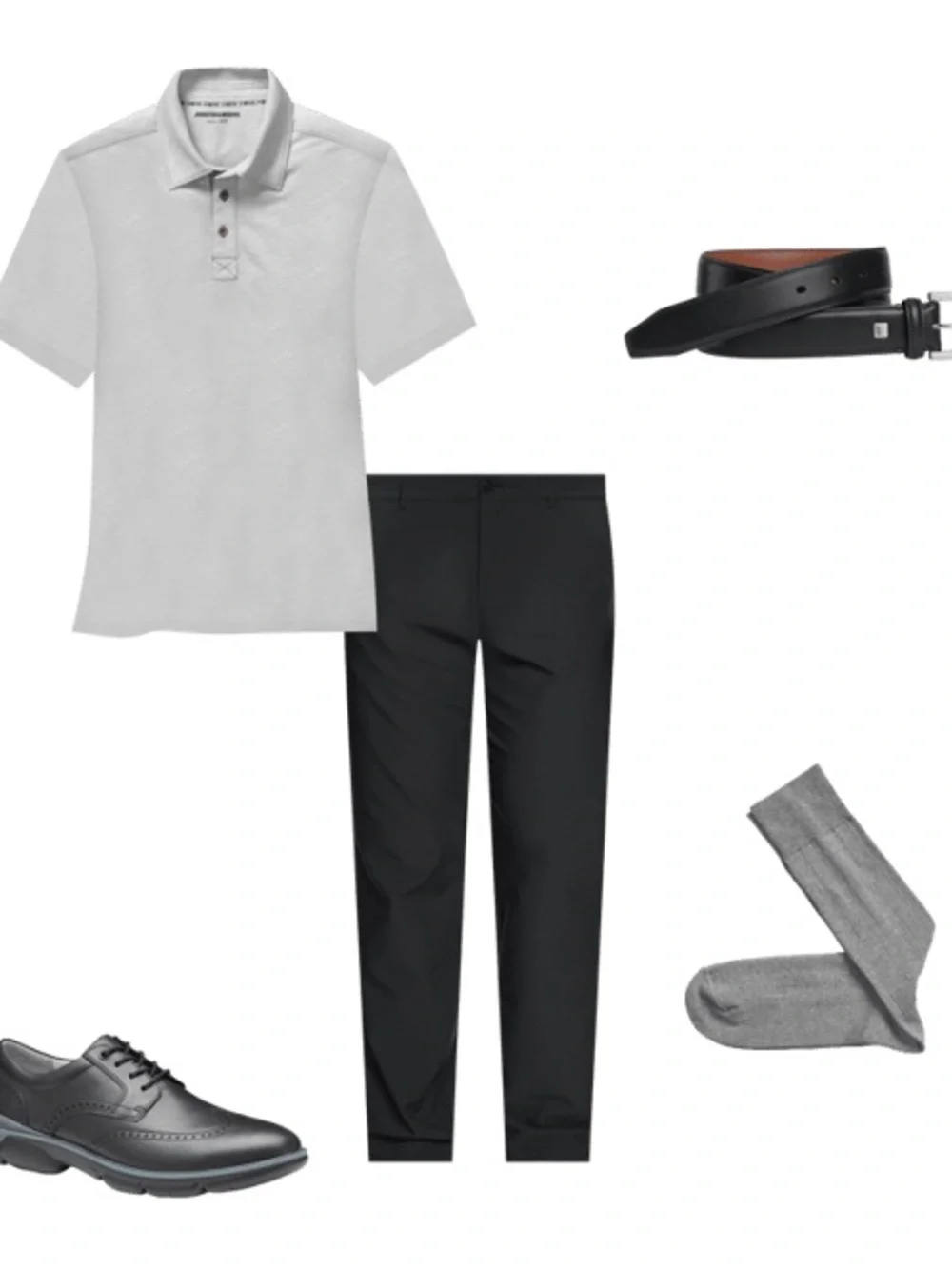 JOHNSTON & MURPHY men’s Vintage Slub Polo
